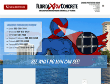 Tablet Screenshot of floridaxrayradarconcrete.com